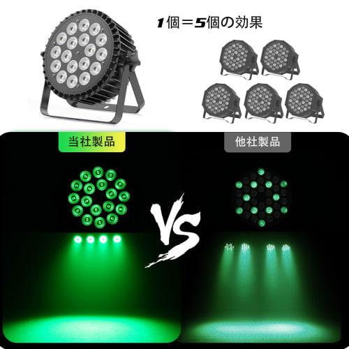 U`King 11Wx18 LED Stage Light, Disco Light, Upward-Moving RGBW Stage Lighting, Voice Controlled, High Brightness, Voice Activated, Multi-Color Changin