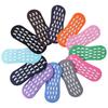 Women's Non-slip Yoga Socks 12 Pairs (with Non-slip Particles) Non-slip Floor Socks, Sole Dispensing Yoga Trampoline Socks, Solid Color 35-43 Yards