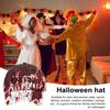 Mørk Blodflekk Unisex Baseballcaps Pustende Solbeskyttende Hatt Halloween-stil Buet Skygge Baseballcaps