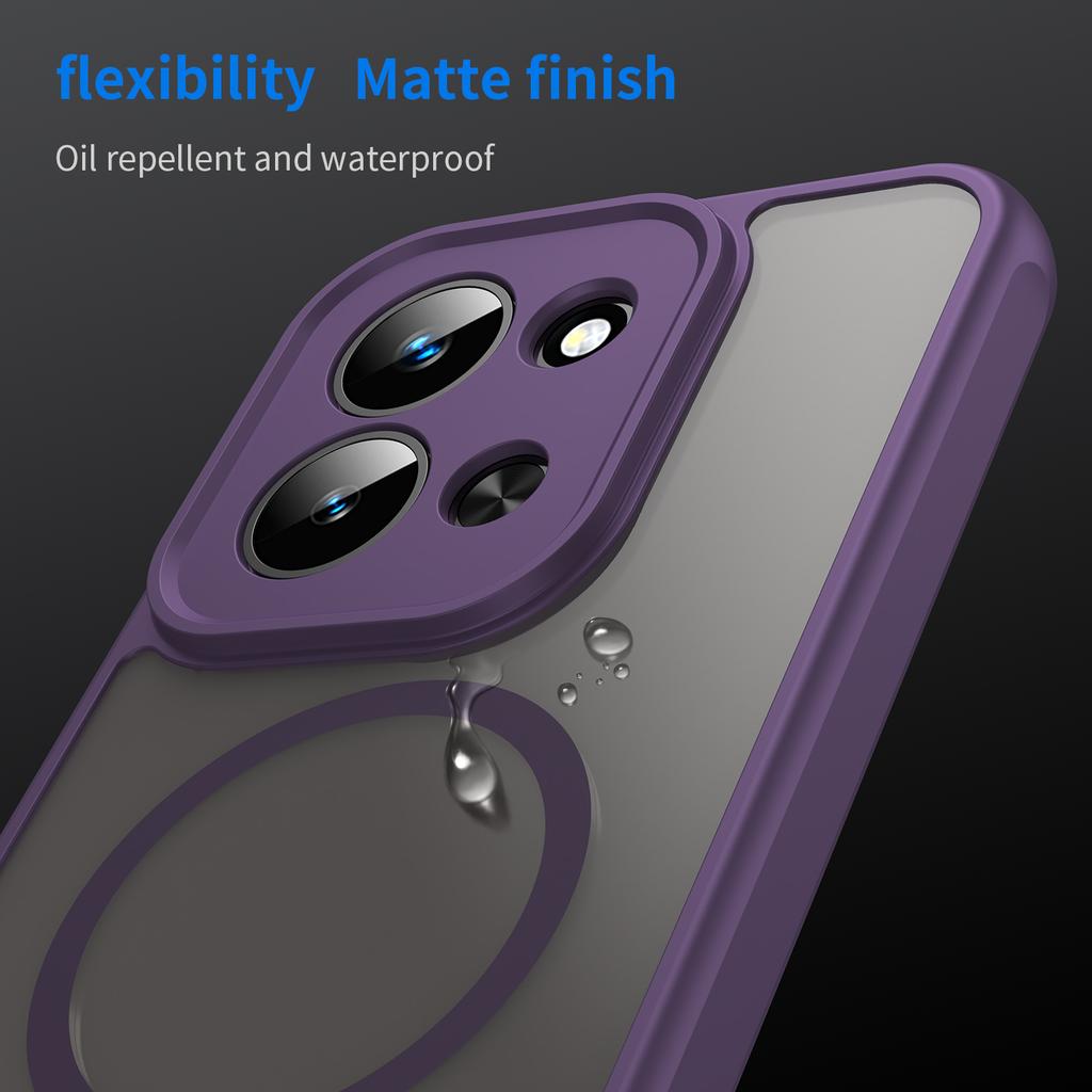 Xiaomi Redmi 15C 4G/15C 5G/Poco C85 4G(evropský) Pouzdro na telefon, Magnetické nárazuvzdorné pouzdro na telefon, Hybridní kryt s nárazníkem pro Xiaomi Redmi 15C 4G/15C 5G/Poco