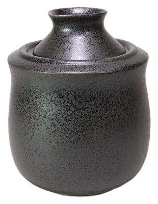 Black Crystal Sake Ware X Japanese Commercial (Large) [12.3 14.9cm (310cc) 681g] [Sake Utensils] [Kappo, Izakaya, Tableware, Restaurants, Use]