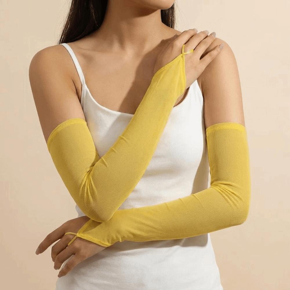 Thin Long Gloves Elastic Bridal Gown Accessories Romantic Mesh Gloves  Photography