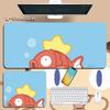 Quality Leather Pikachu Mouse Pad Pokémon Keyboard Pad Student Learning Writing Table Mat Waterproof Oil Resistant Tablecloth