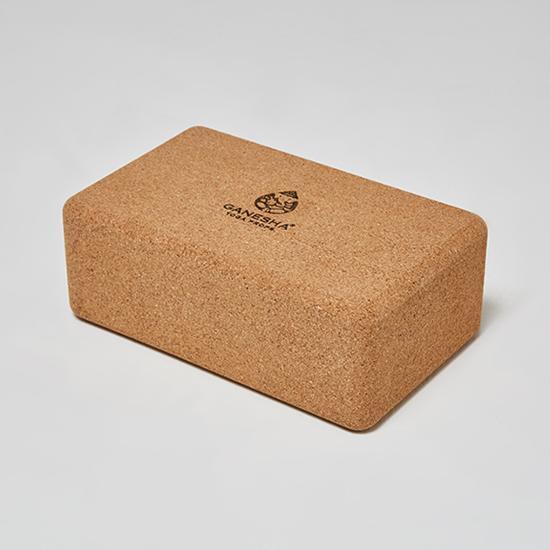 The Ganesha Cork Yoga Block