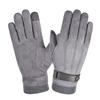 Fahrradhandschuhe Herren Winter Samt zum Warmhalten