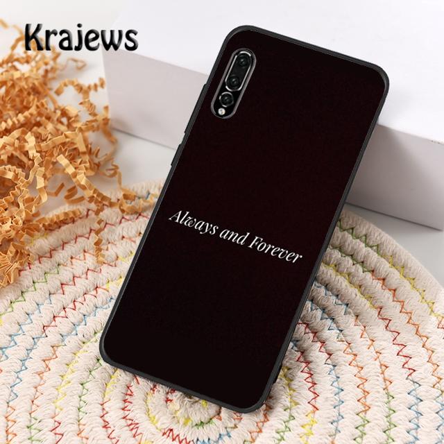Krajews The Vampire Diaries Always And Forever Phone Case Cover For IPhone 18 16 15 SE2020 14 Plus 11 13 Pro Max 12 Mini XS Max XR