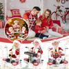 Christmas Santa Claus Electric Music Instrument Playing Music Doll Xmas Toy Party Ornaments Gift For Kids Home Decoration