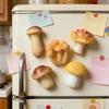 Mushroom Fridge Magnets Refrigerator Magnets Fridge Decorative Magnets for Home Whiteboard Classroom Office Locker
