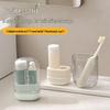 Portable Japanese Travel Wash Set: Folding Toothbrush, Mouthwash Cup & Storage Box