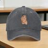 Cute Hamster MeMe Sun Baseball Cap  Yk Cute UnisexTeens Washed Hip Hop Hats Hot Sale Design Outdoor Gym Caps Birthday Present