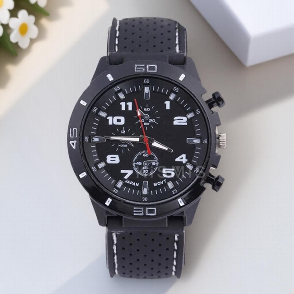 

Модные мужские кварцевые часы с кожаным ремешком, деловые наручные часы, доступны в 4 цветах, стильный хронометр для мужчин белый