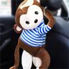 Decorative Holder Monkey Tissue Box Cover Cartoon Monkey Tissue Box Holder-Case Organizer for Bathroom Vanity-Storage