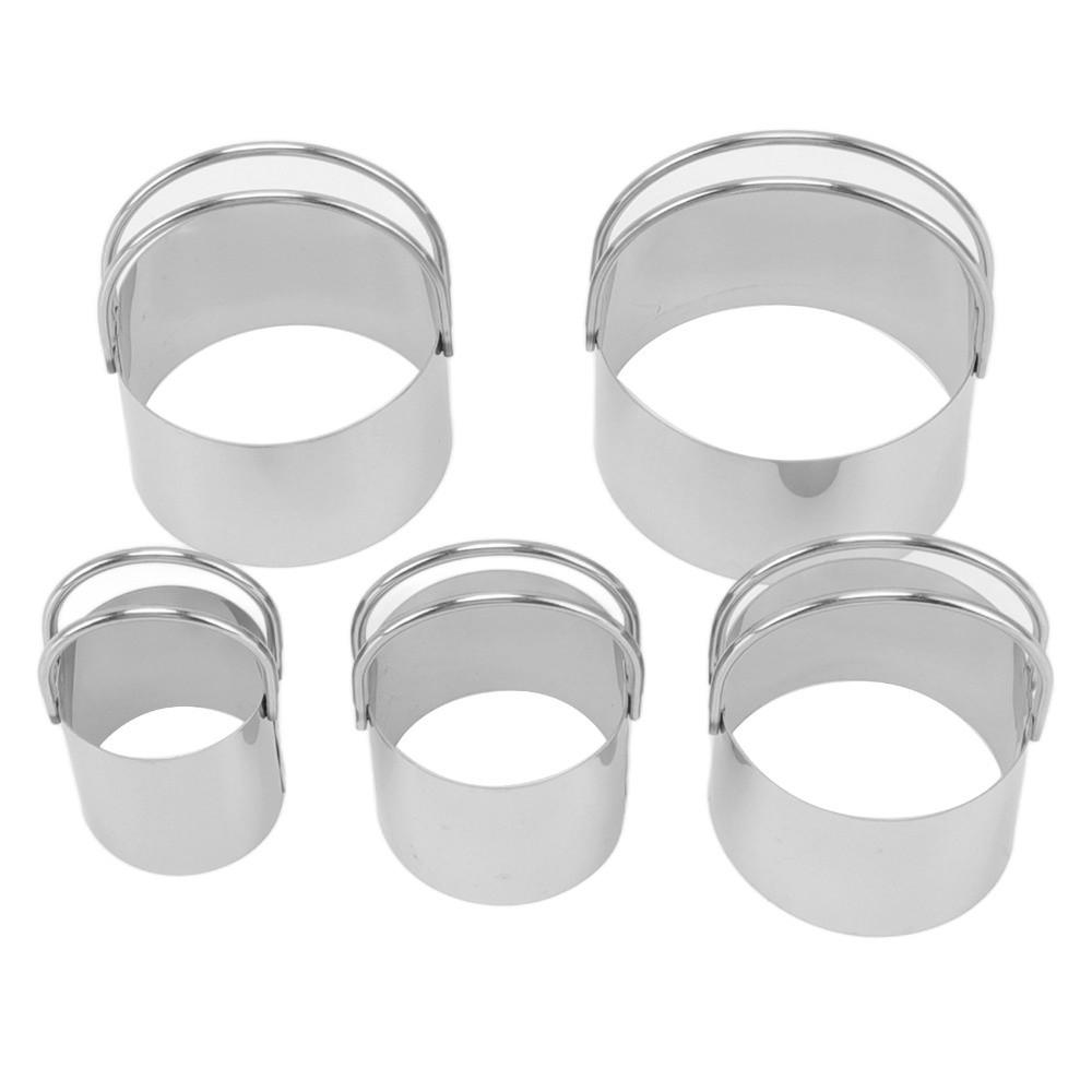 5pcs Stainless Steel Cookie Cutter Set Food-Grade Stainless Steel Cookie Cutters  Christmas