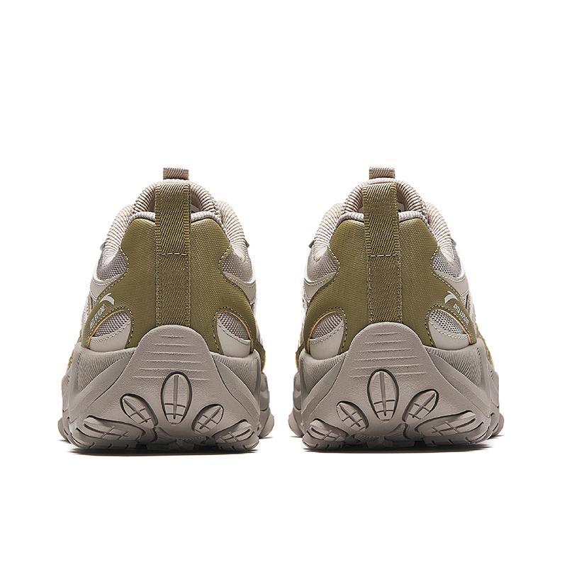 Anta Explore Mountain Outdoor Fashion Comfortable River Trekking Shoes Men Shoes Fog-Gray Light-Brown 112638534-1