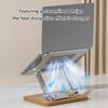 Portable Ergonomic Computer Stand Featuring 360 Rotatable Design and Height Adjustment for Better Cooling