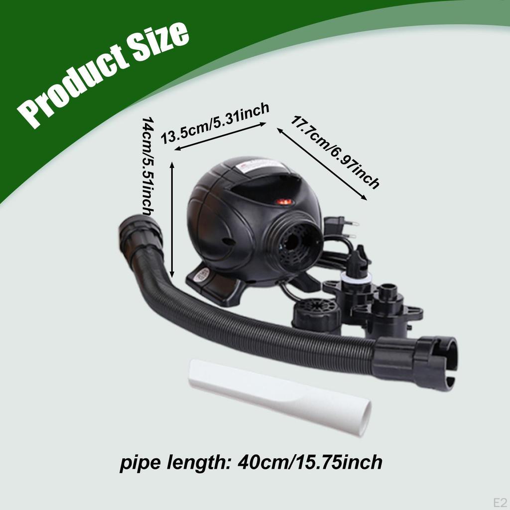 Electric Air Pump Inflate Deflate with 40cm Hose for Mattress Bed, Outdoor Camping Yoga Ball