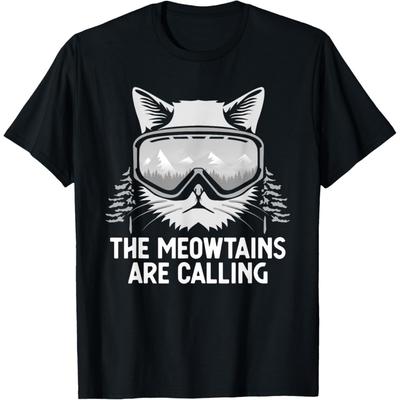 Cooles Snowboard für Männer Frauen Kinder Skiliebhaber Berg Skifahrer T-Shirt