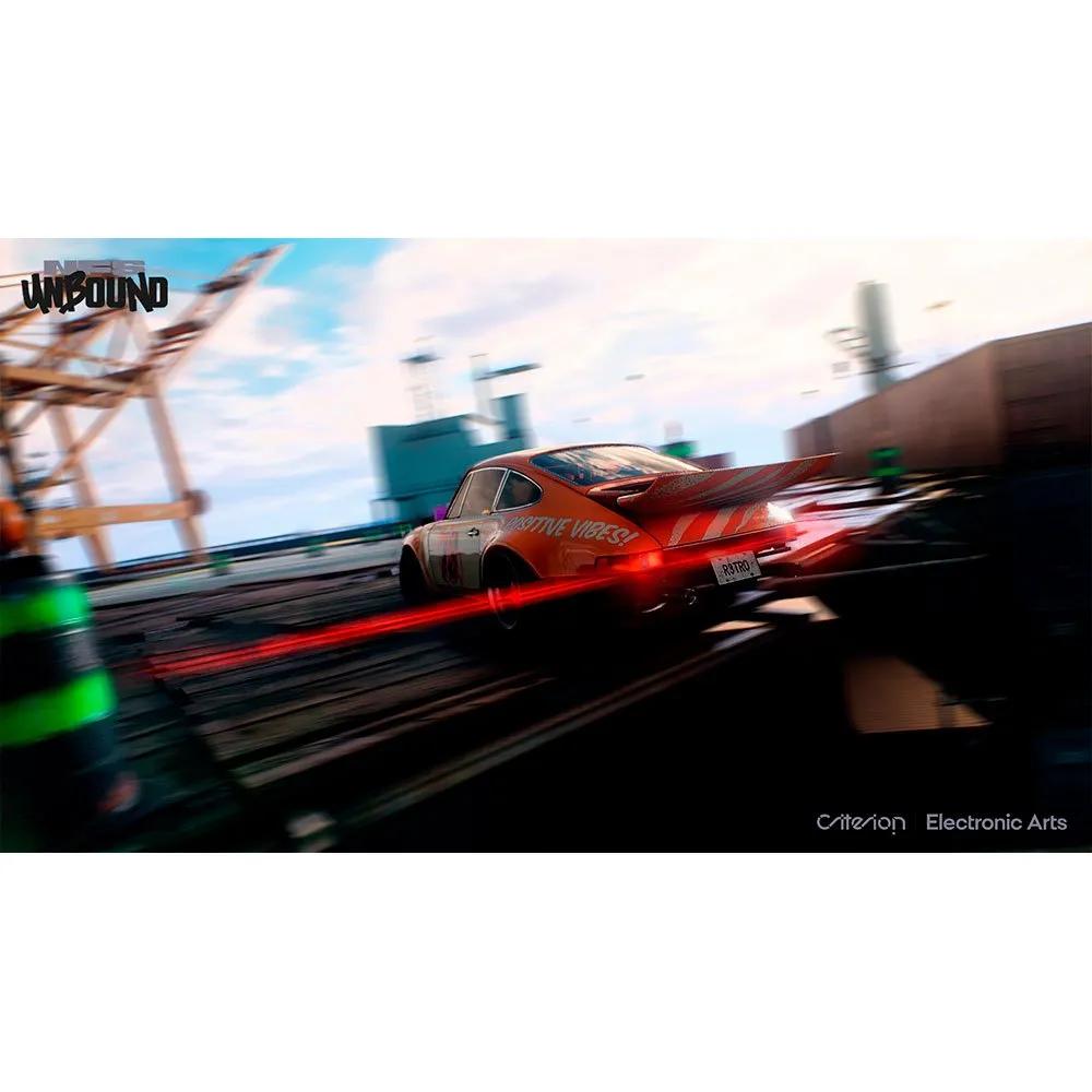 Dunlop Need for Speed Unbound racing game PlayStation 5 vibrant