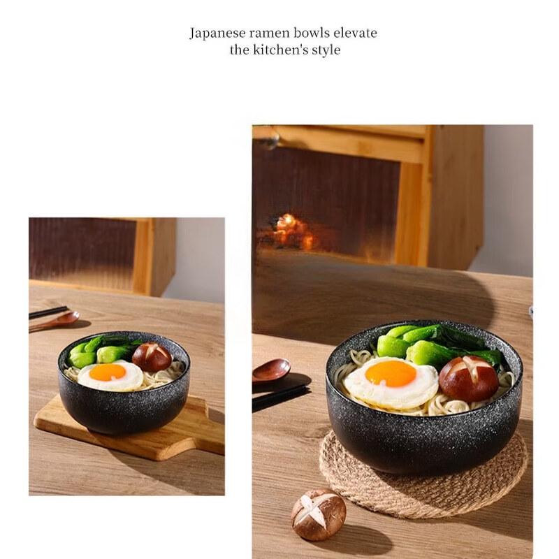Baijie Japanese-Style Ceramic Noodle Bowl
