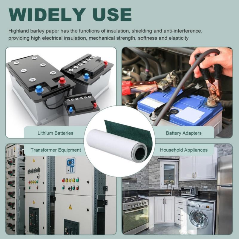 18650 Battery Insulation Paper Gasket Highly Temperature Resistant Adhesive Insulated Patches For 21700 32700 Battery