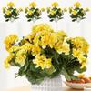 Artificial Simulated Flower, Simulated Begonia Flower Home Decoration Geranium Fake Flower Wedding Shooting Props