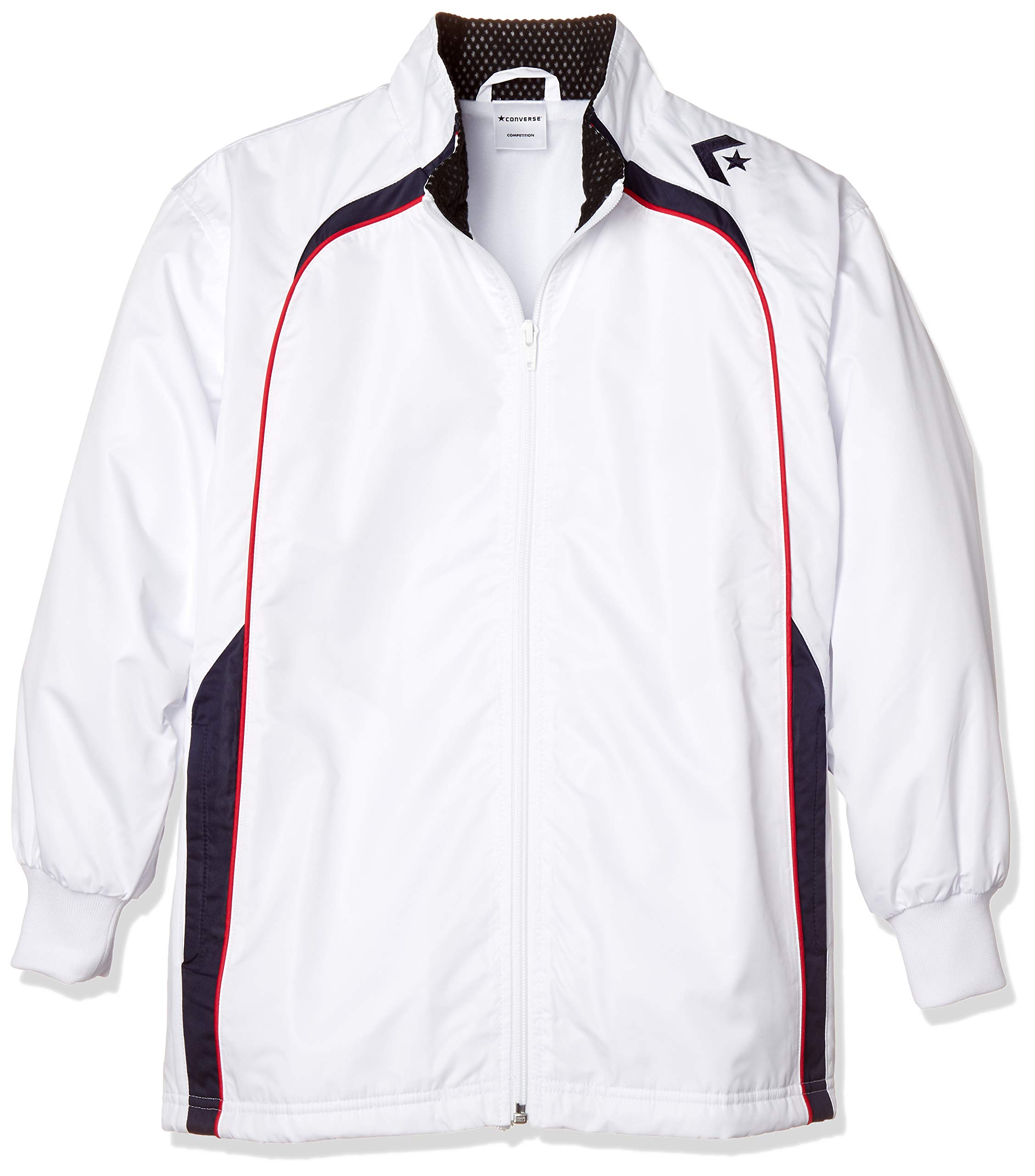 

Converse Junior и Размер 160 к японскому размеру Детская мини-баскетбольная куртка, Разминочная куртка, Водоотталкивающая, Дышащая, Дышащая, CB482503S,