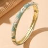 Ethnisch Stil Vintage Cloisonné Armreif Öffnend Emaille Armband Damen Handgelenkband Damen