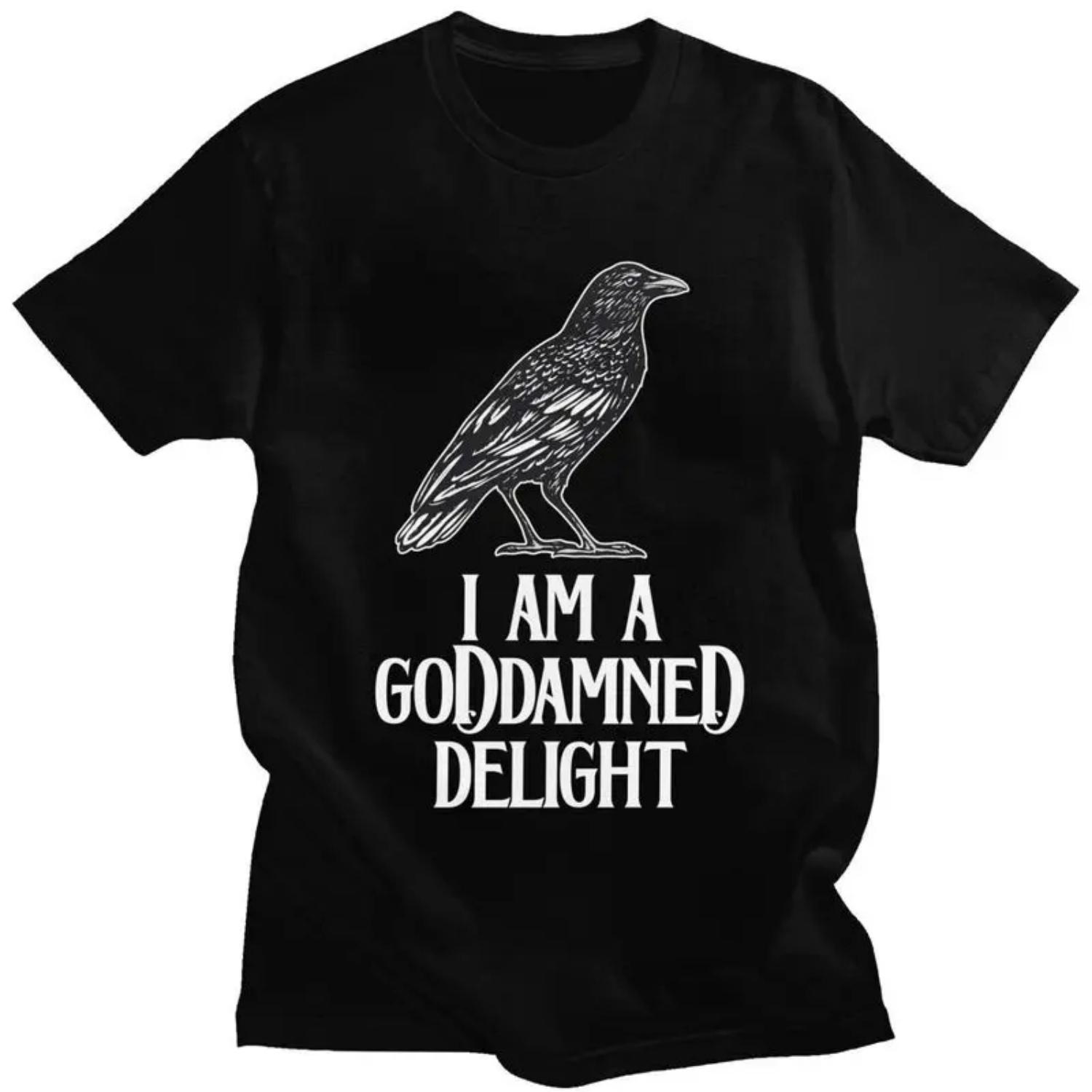 

Custom I Am A Goddamned Delight God Damned T Shirt Short Sleeve Cotton Tshirt Streetwear T-shirt Casual Tees Slim Fit Clothing S разноцветный