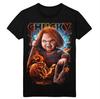 Killer Doll Horror Graphic T-Shirt Vintage Scary Movie Fans Gift Halloween