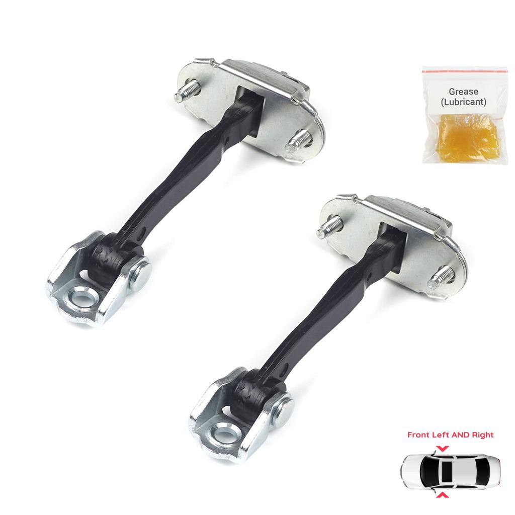 BDP696-1 2 Pieces Front Door Hinge Stop Check Strap Limiter 5S6AA23500AB for Ford Fiesta MK5 JH JD Fusion JU