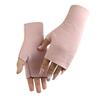 Student writing warm gloves autumn and winter half-finger gloves German velvet cationic men's and women's touch screen dew five-finger manicure