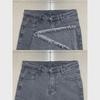 Women's Winter Plush Flared Jeans - High Waist, Slim Fit, Raw Edge Design