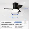 Five-Blade Ceiling Fan with Light, Silent & Variable Frequency for Living Room, Bedroom & Dining Room