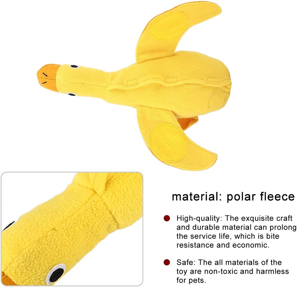 Duck Food Leakage Sniffing Toys, Dog Toys for Food Intelligence Training, Interactive Play Plush Pet Supplies,Dog Toys for Food Intelligence Training