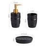 Ceramic bathroom wash set home rinse cup set bathroom four piece set decorative items gift giving  shampoo dispenser bathroom