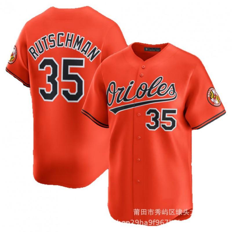 2026 Baltimore Orioles 35 Adley Rutschman Button-Up Embroidered Baseball Jersey Men Sports Team Uniform