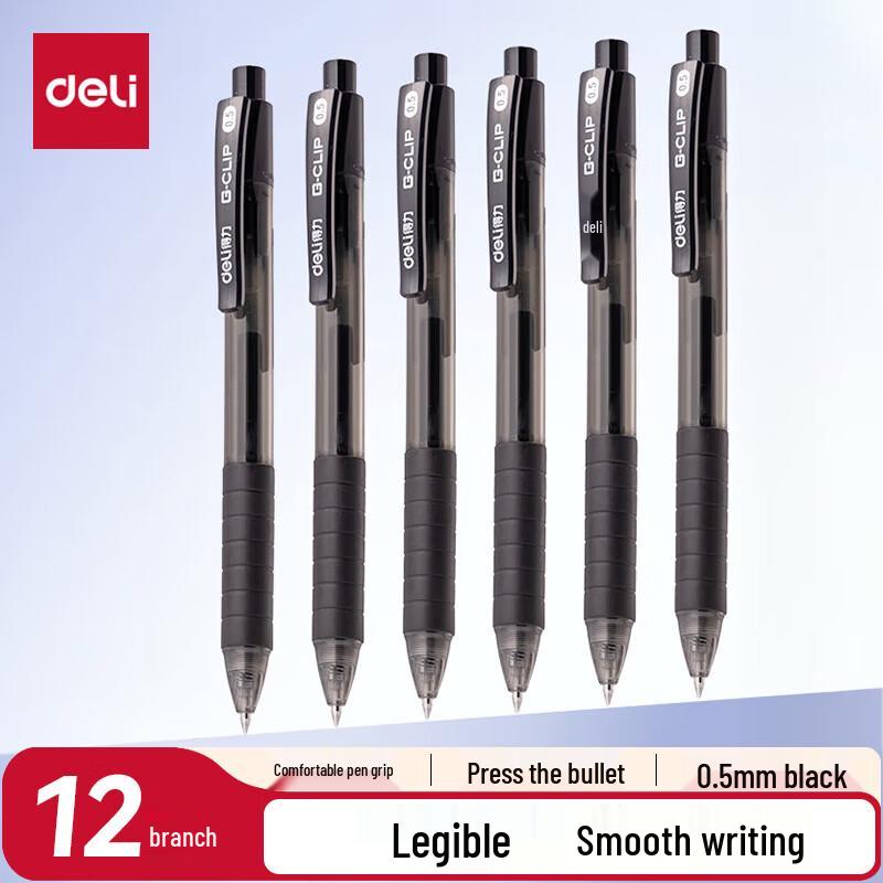 Deli Retractable Gel Pens