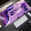 1PC Custom Name Purple Eyes Dream Mouse Pad, Keyboard and Mouse Desk Pad, for Computer Notebook  Birthday Gift For Any Room Or Office