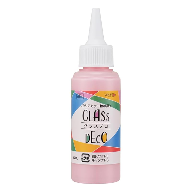 

Yamato art supplies glass deco 60ml monochromatic light pink GDS60H-5