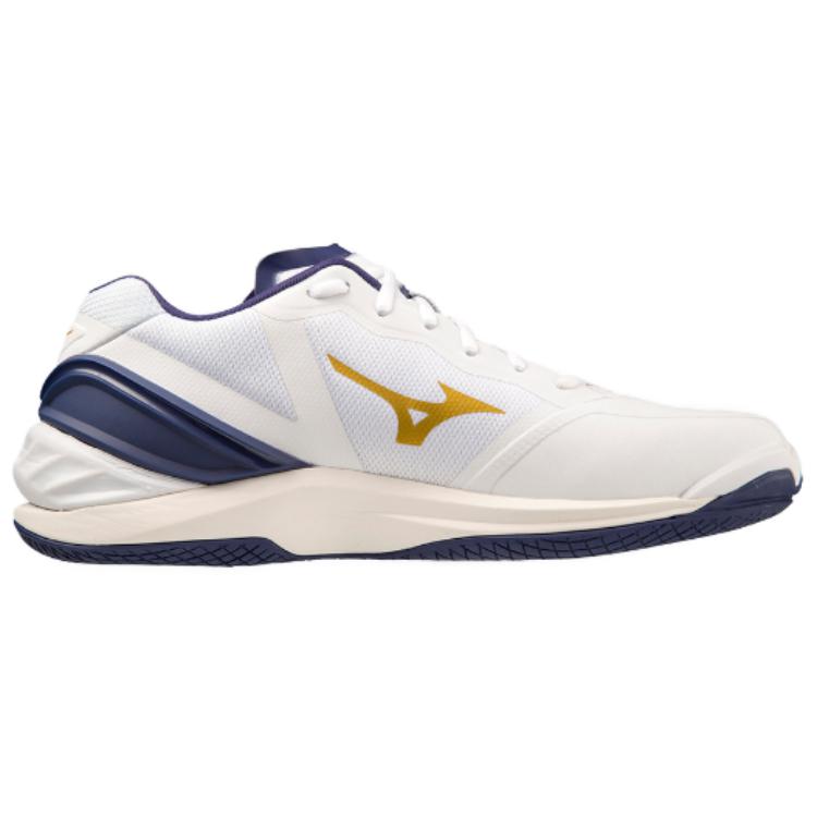 Mizuno Wave Stealth Neo Comfortable Simple Non-Slip Wear-Resistant Low-Top Training Shoes Unisex Sneaker White Platinum X1GA200043