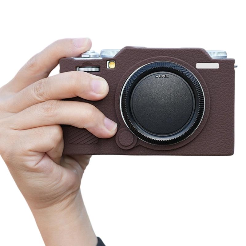 

Silicone Protective Cover Case For XM5 Digital Cameras Offering Shock Absorption And Full Body Coverage кофейный