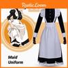 Cotton Blend Fabric Maid Costume Comfortable And Trendy Cosplay Outfit