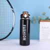 680ml 316 Stainless Steel Sports Water Bottle, One-Click Pop Flip Lid Leakproof Vacuum Insulated Thermos for Gym Hiking Travel