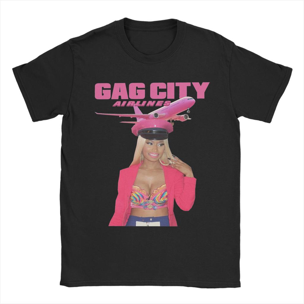 Nicki Minaj Queen of Rap T Shirts Rapper Singer Music Pure Cotton Clothes Funny Short Sleeve Round Neck Tees Printed TShirt