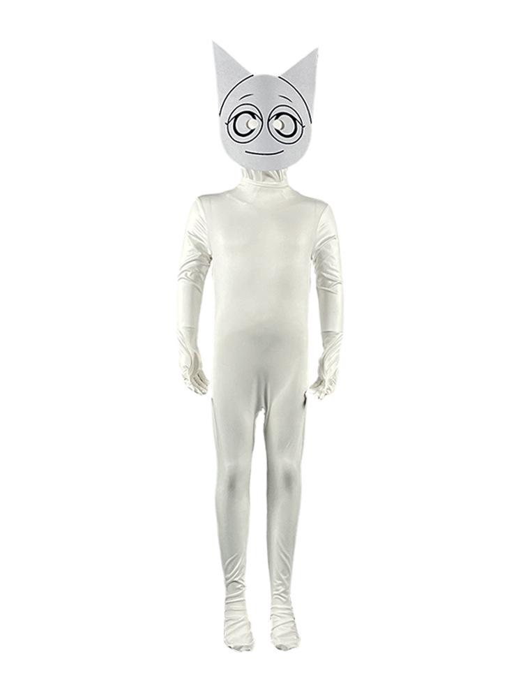European & American Halloween Sprunki Rhythm Box Costume for Kids - Stage Performance Cosplay Outfit