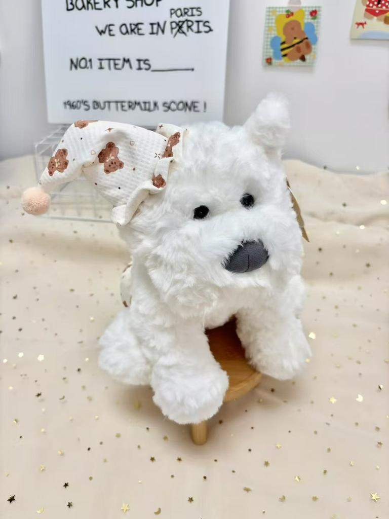 West Highland White Terrier Plush Toy Gift For Events And Decor