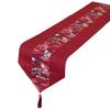 Red Chinese Wedding Festive Table Runner: Long Cover Cloth for Dining or Coffee Tables