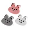 Rabbit Bathroom Shower Anti Slip Mat Foot Scrubber Back Scrubber Circular Massage Mat Silicone Foot Mat