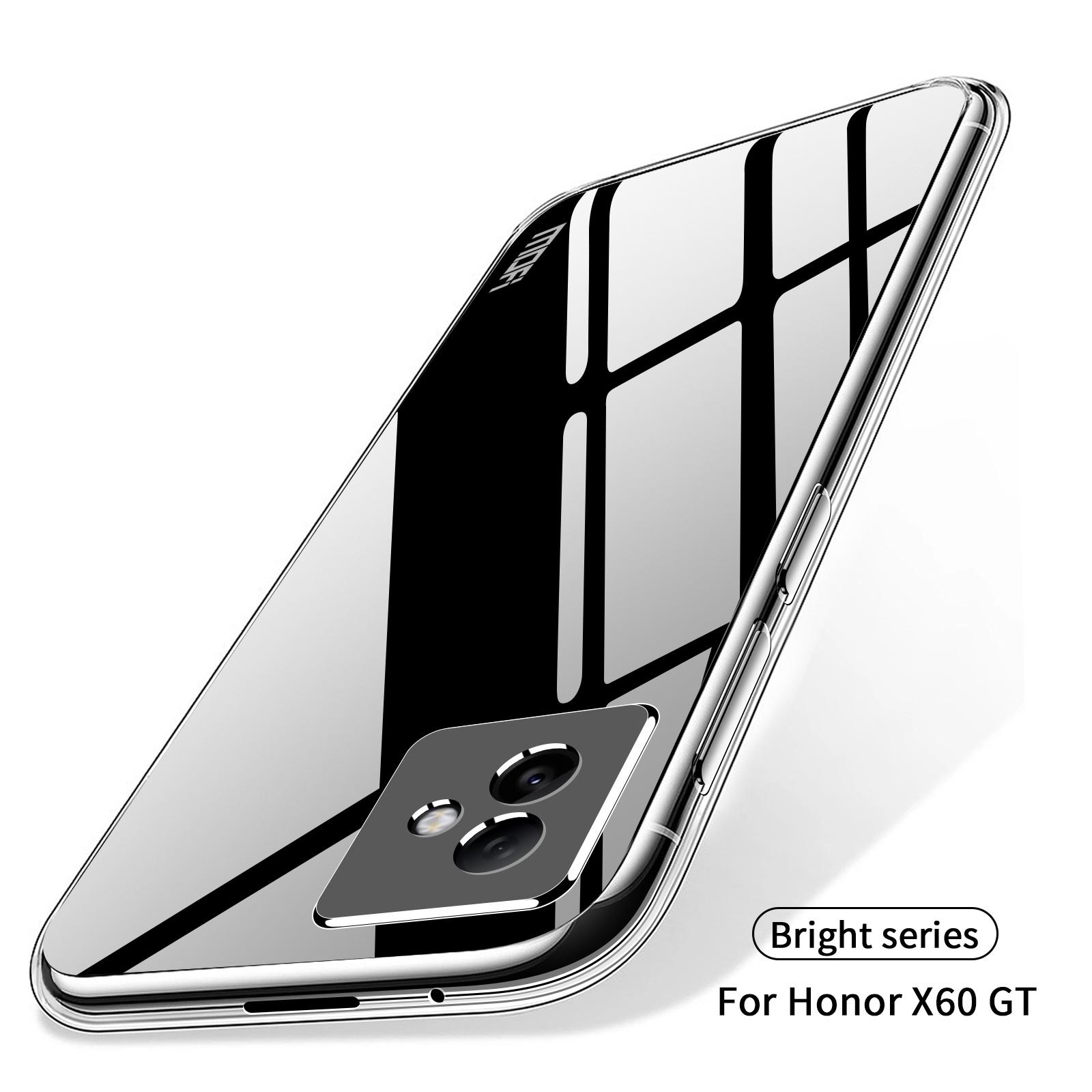 

For Honor X60 GT 5G Clear Phone Case MOFI Ultra-Thin TPU Phone Back Cover Transparent