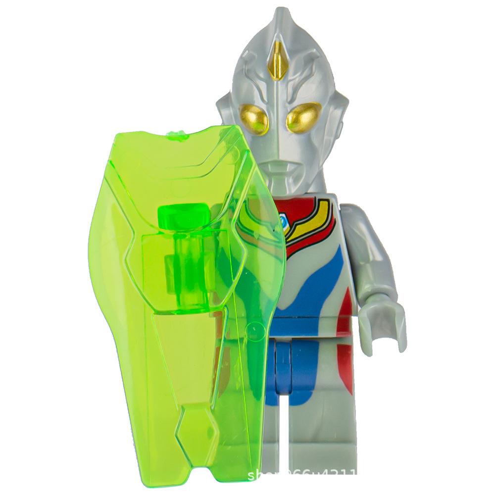 Ninja Warrior Superhero Doll With Weapon Single Building Block Assembly Toy